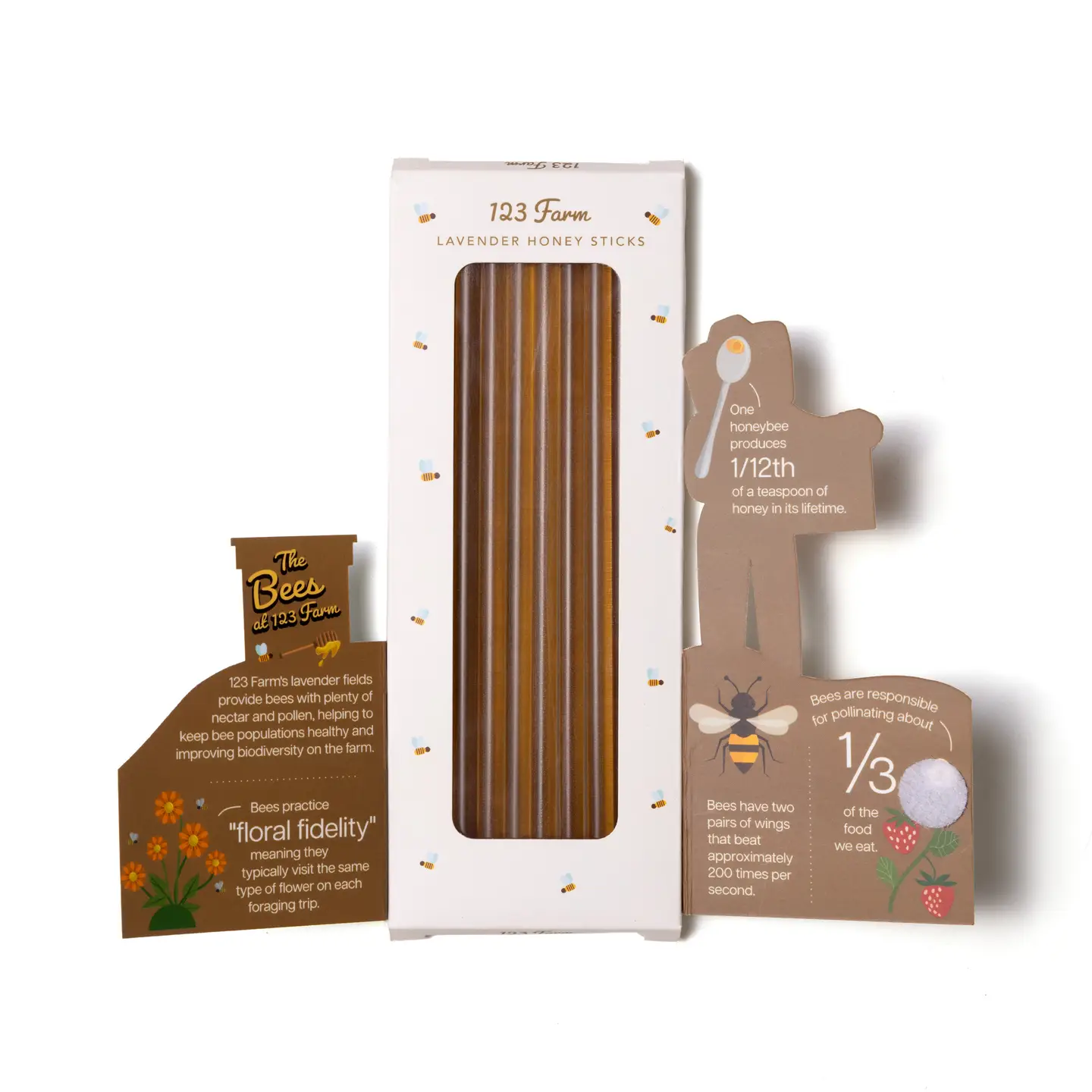 Lavender Honey Sticks 10pk