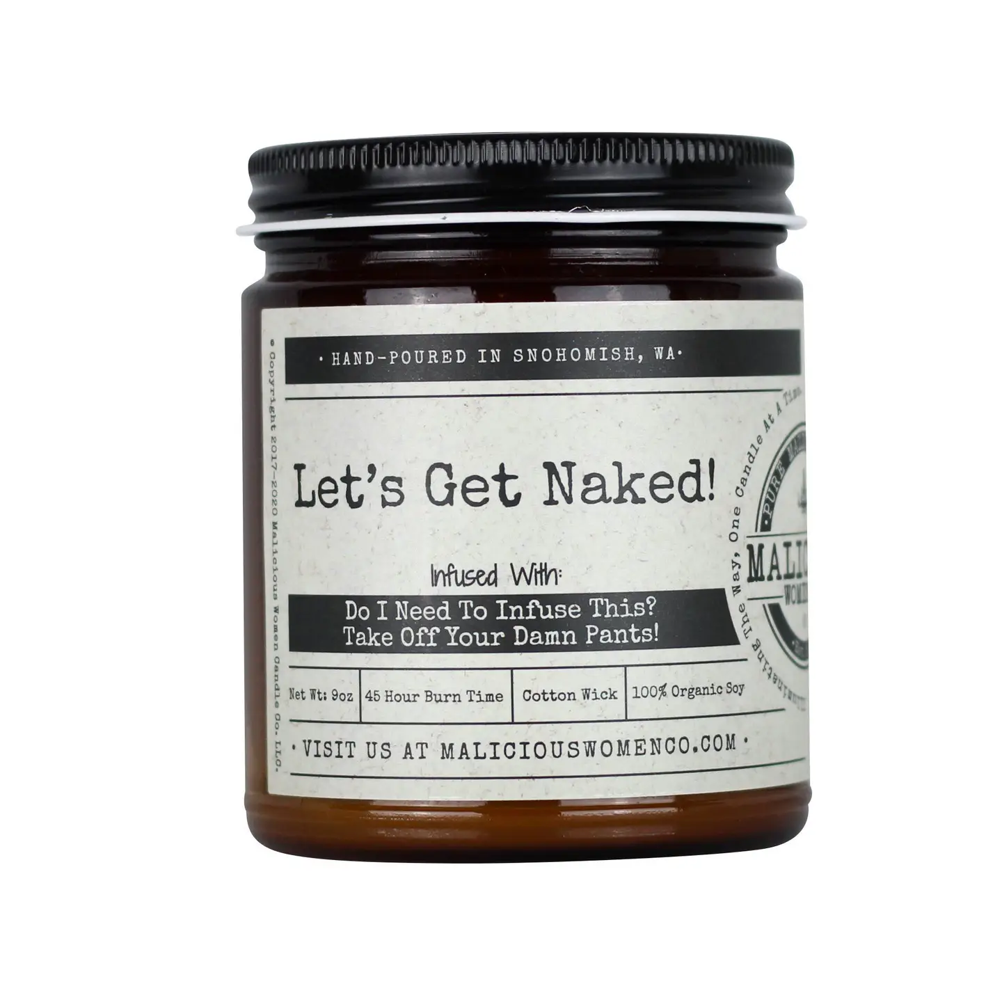 Let's Get Naked Candle