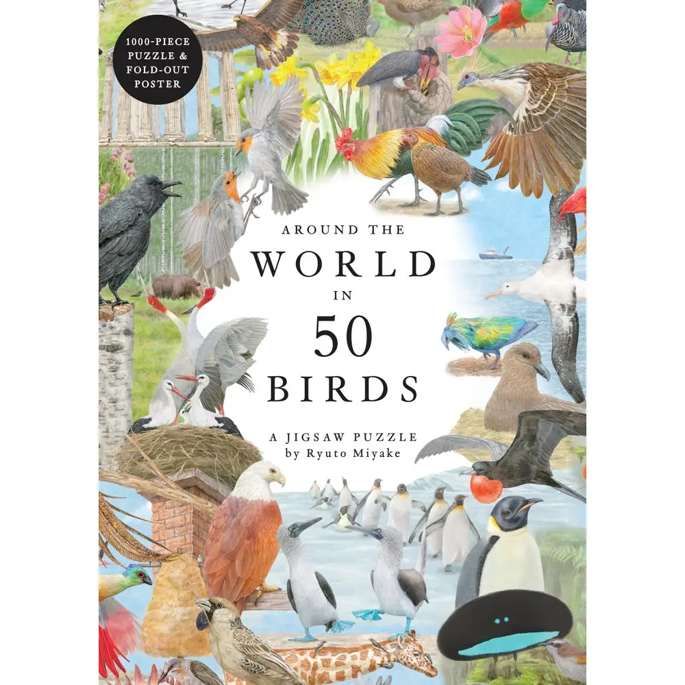 Around the World in 50 Birds Puzzle