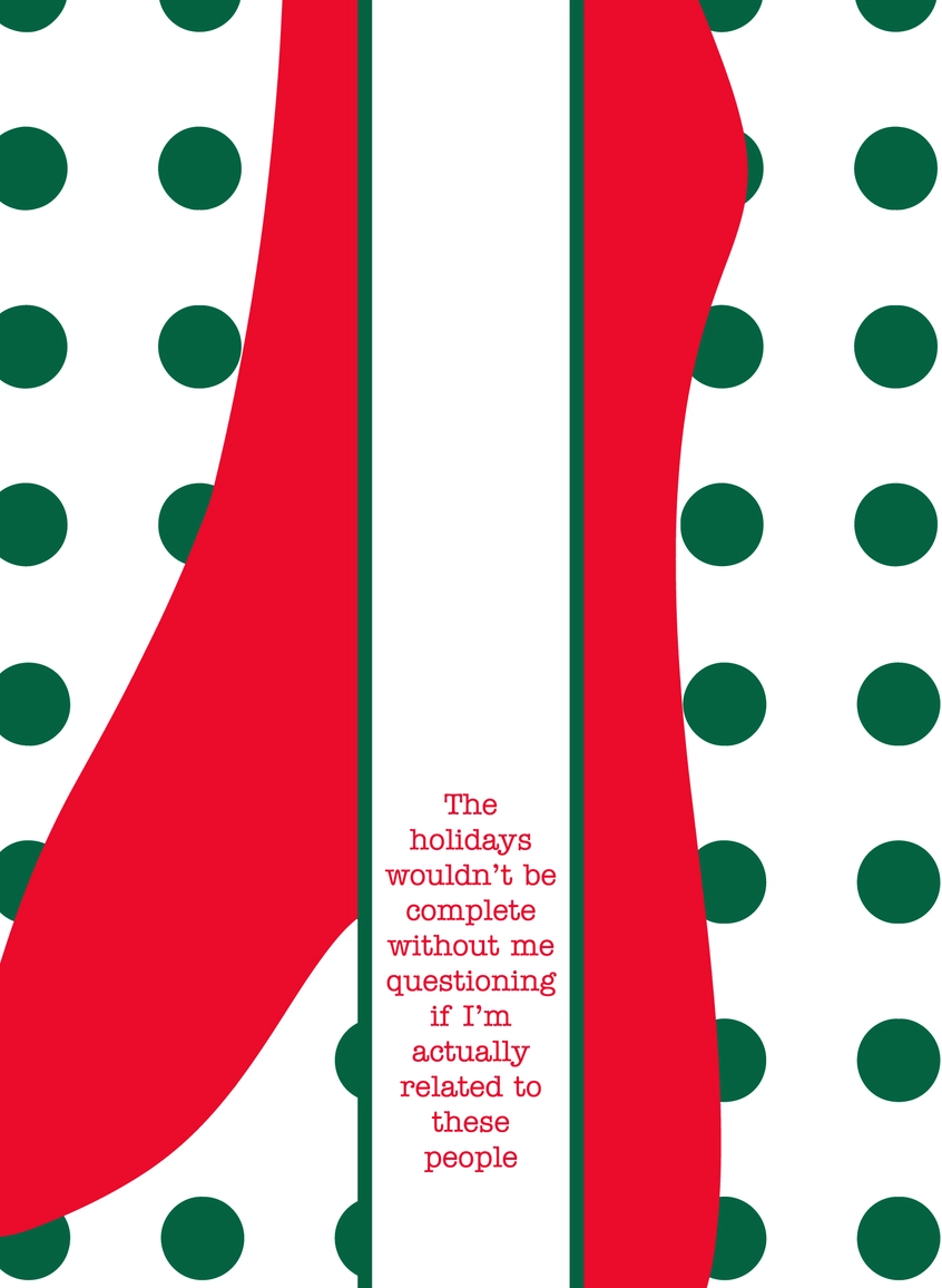 Snarky Dish Towel: Christmas Related