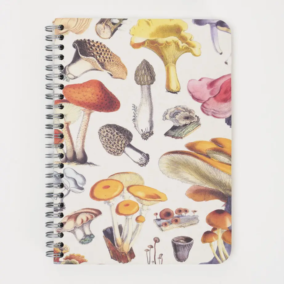 Mushrooms Spiral Notebook