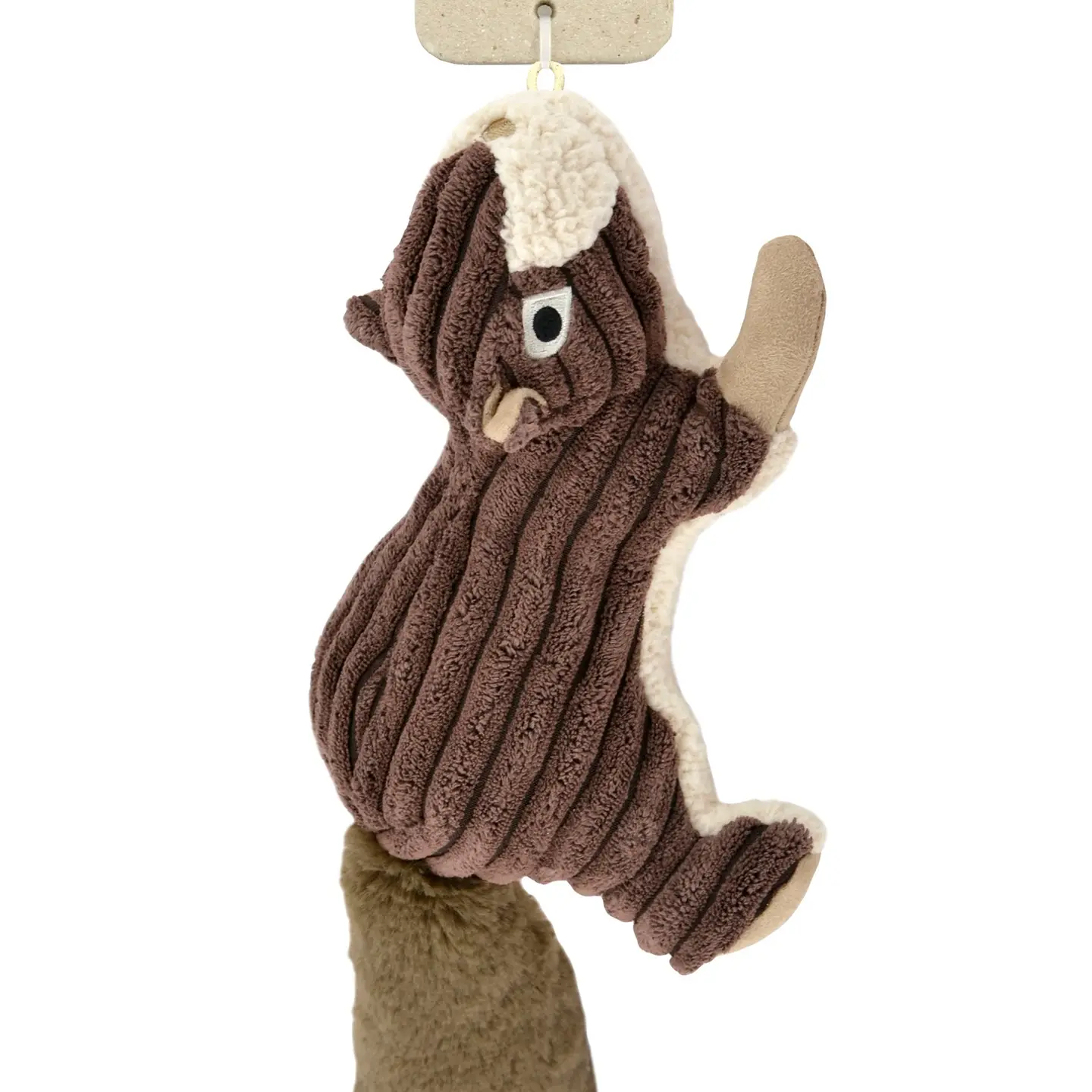 Plush Squirrel Squeaker Dog Toy 12"