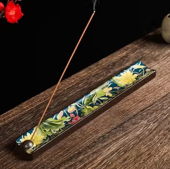 Ceramic Lotus Incense Burner