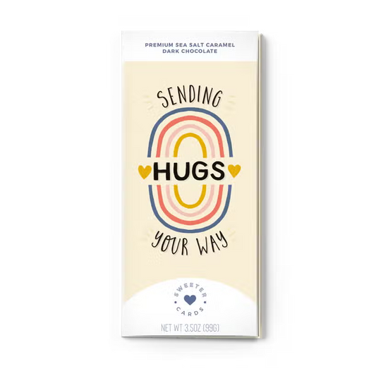 Sending Hugs Chocolate Bar Card