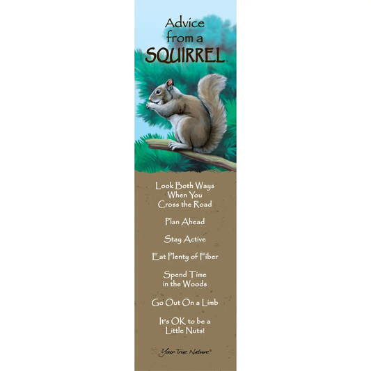 Bookmark Advice from a Squirrel