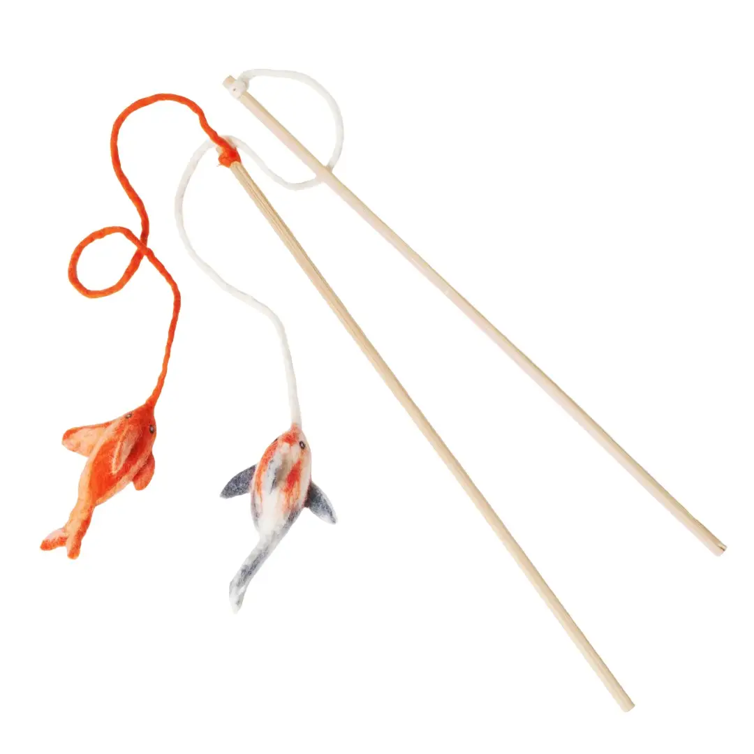 Wool Koi Fish Teaser Cat Toy