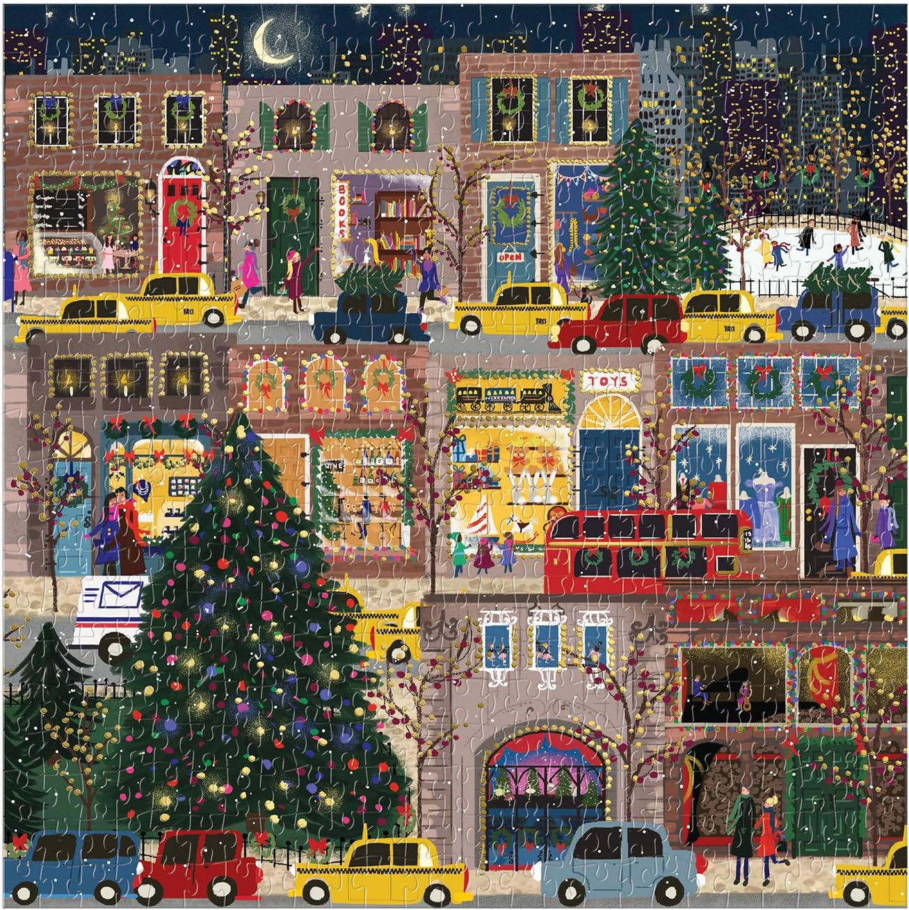 Winter Lights Puzzle - Foil 500 pc