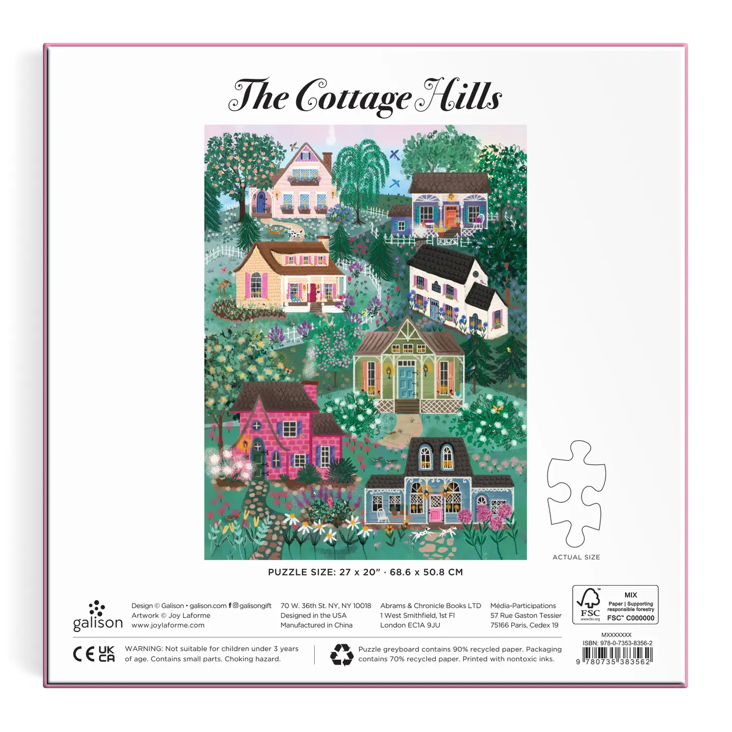 Joy Laforme The Cottage 1000pc Puzzle