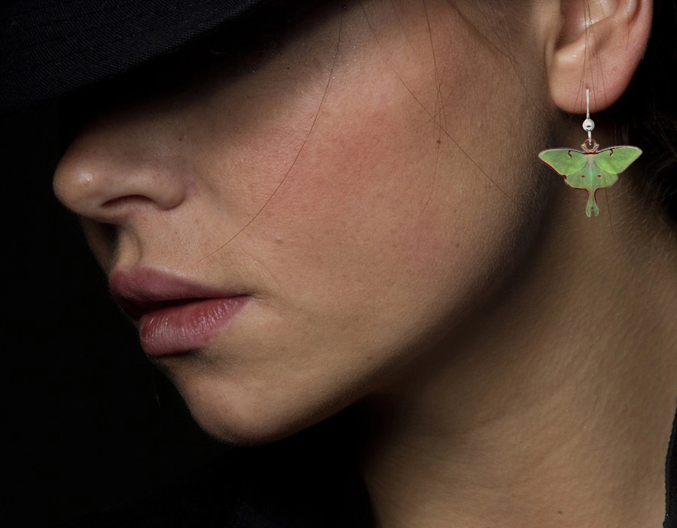 Luna Moth Earrings