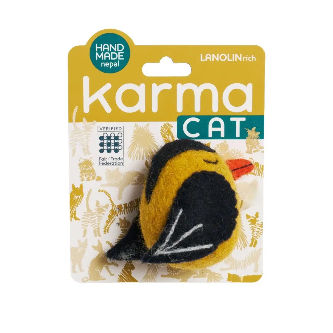 Wool Cat Toys Oriole Bird