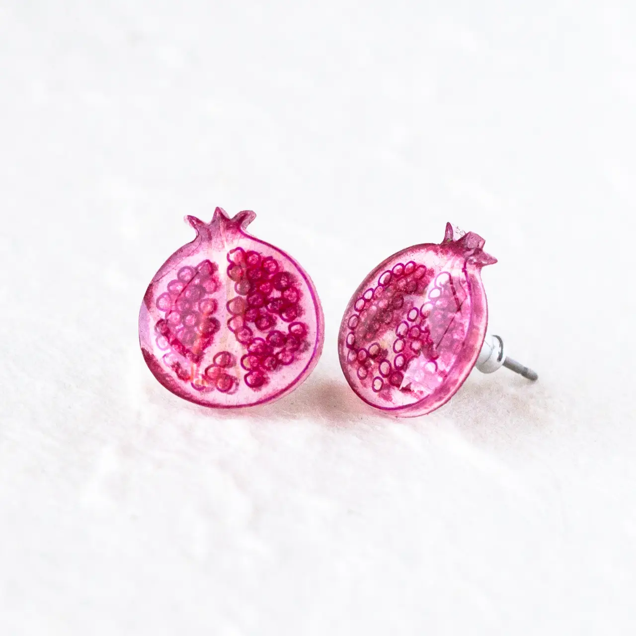 Pomegranate Stud Earrings