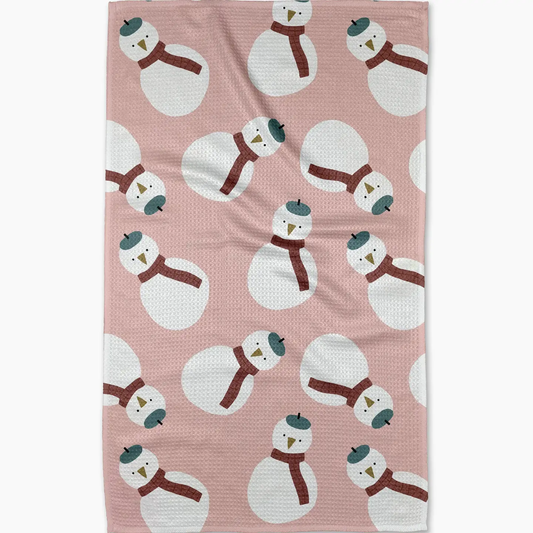 Geometry Tea Towel: Snowman