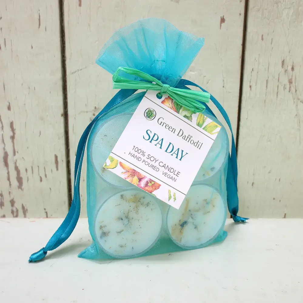 Spa Day Soy Tealight Candle 4pk