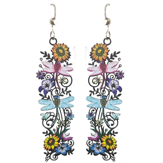 Vertical Garden Earrings