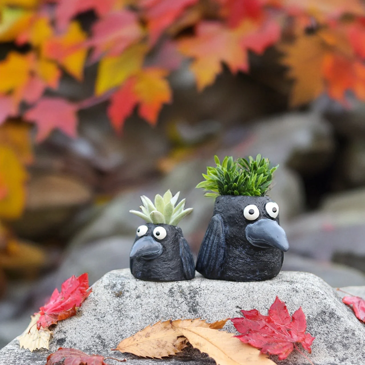 Poe Crow Planter