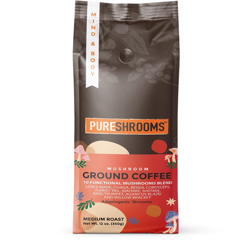 Mushroom Ground Coffee Perfect 10