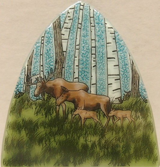 Moose Family Nightlight