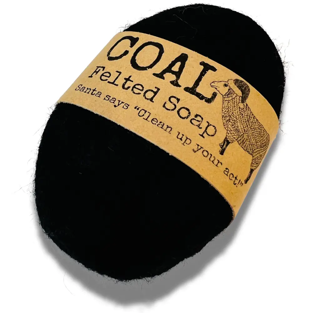 Felted Soap Coal