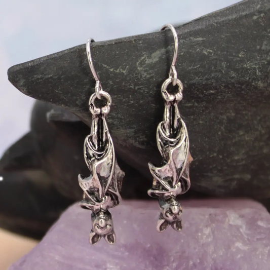 Creature of the Night Bat Earrings