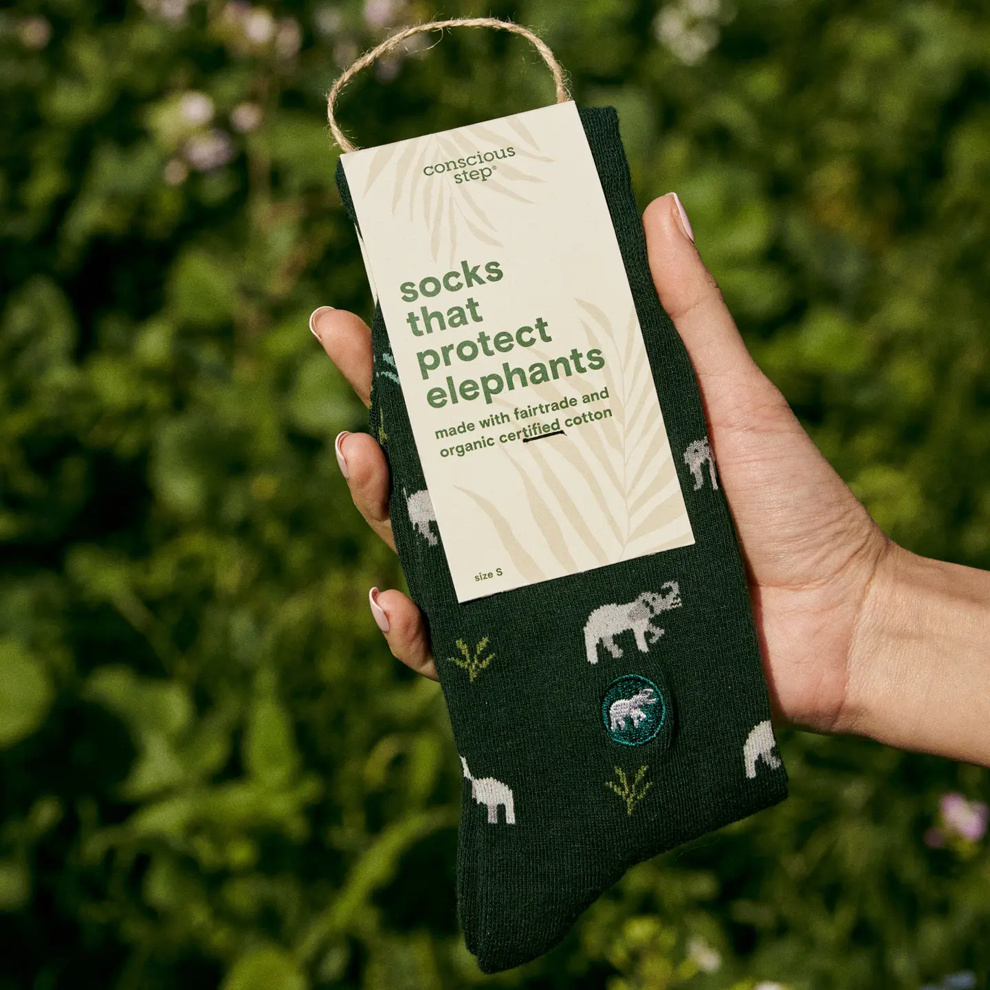 Socks The Protect Elephants Green Elephant