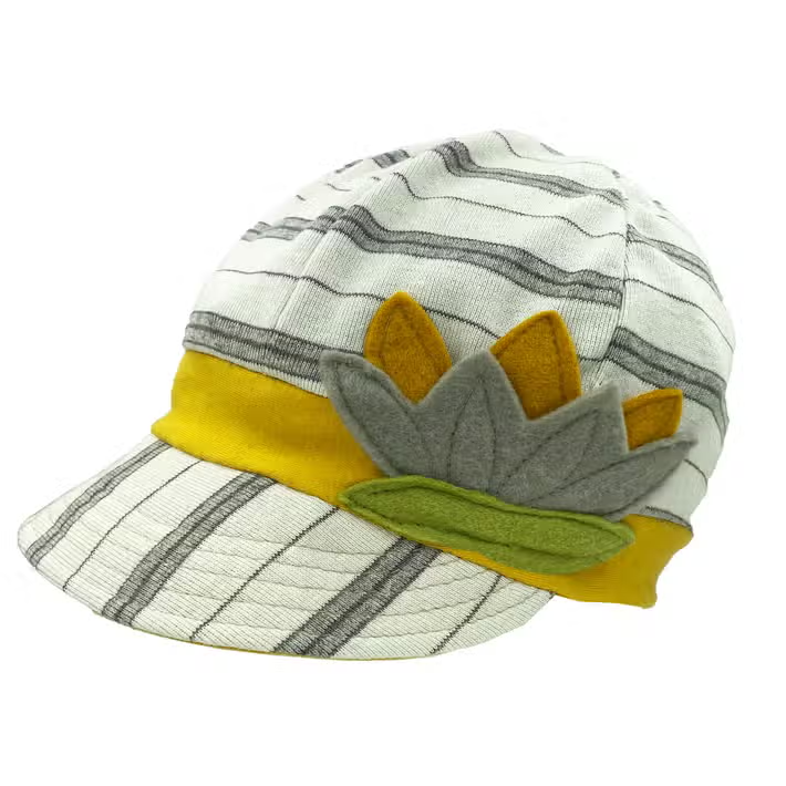 Weekender Jersey Hat-Stripe : White/Grey