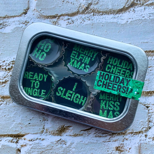 Holiday Cheers Magnets Pack/6