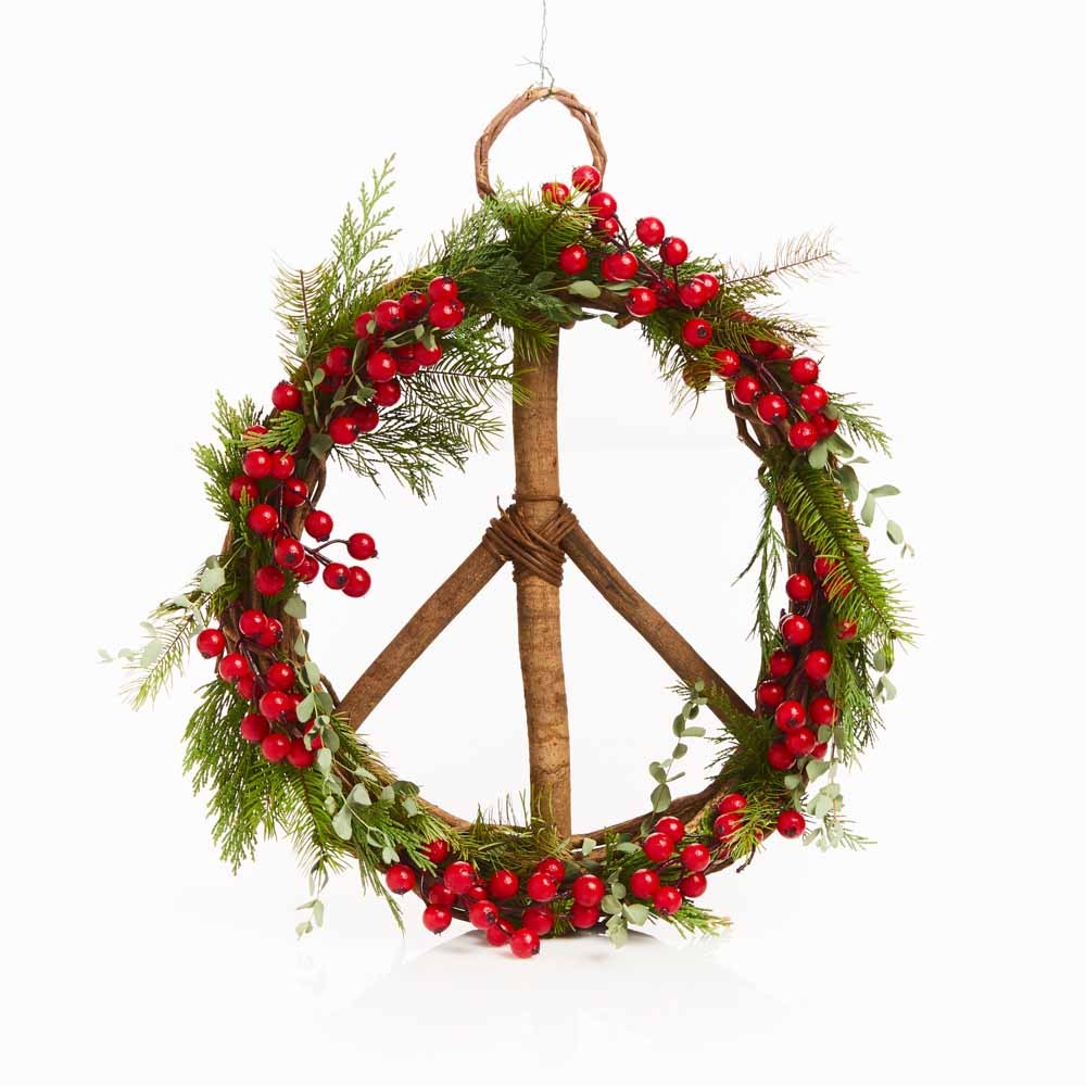 Grapevine Peace Wreath