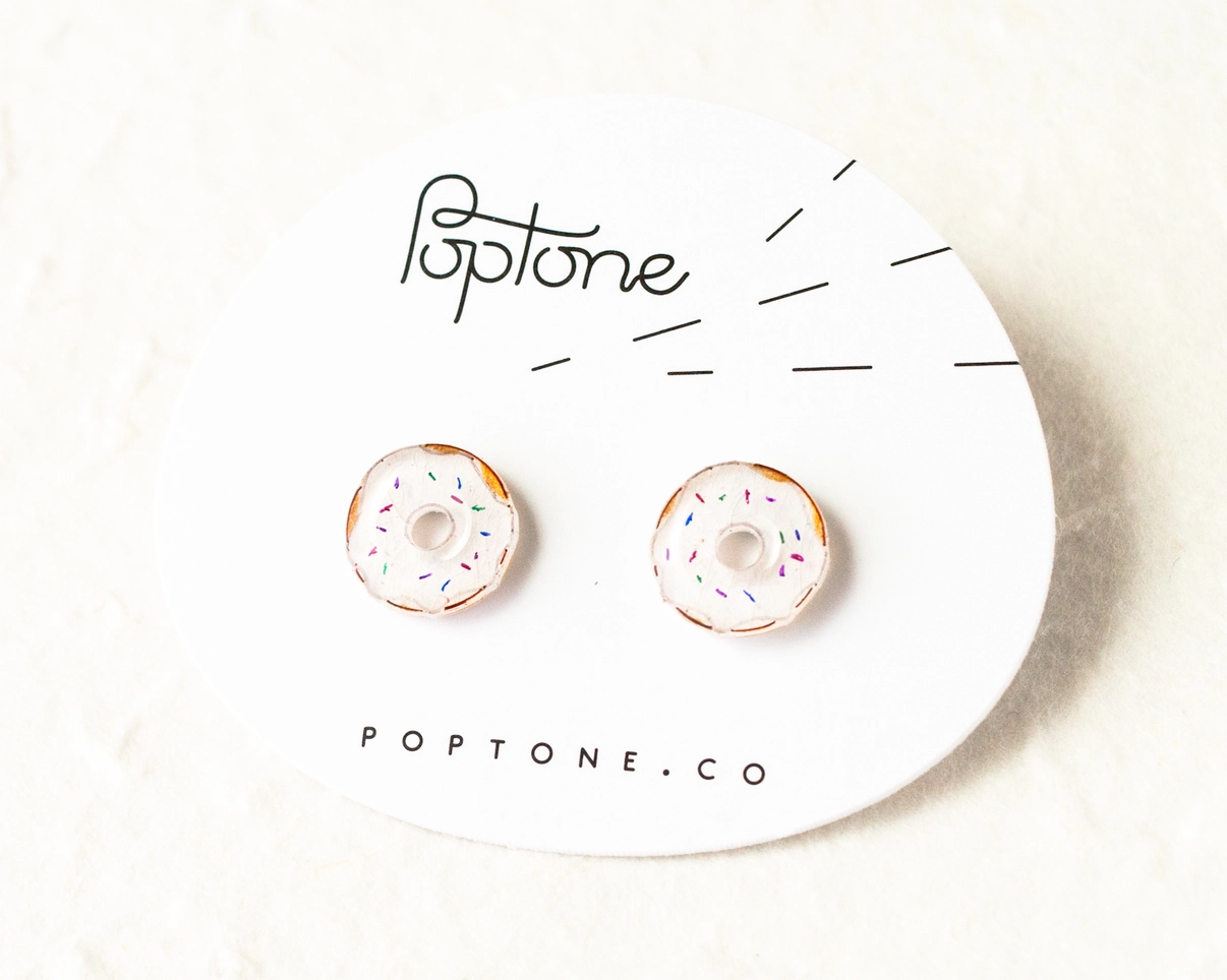 Donut Stud Earrings