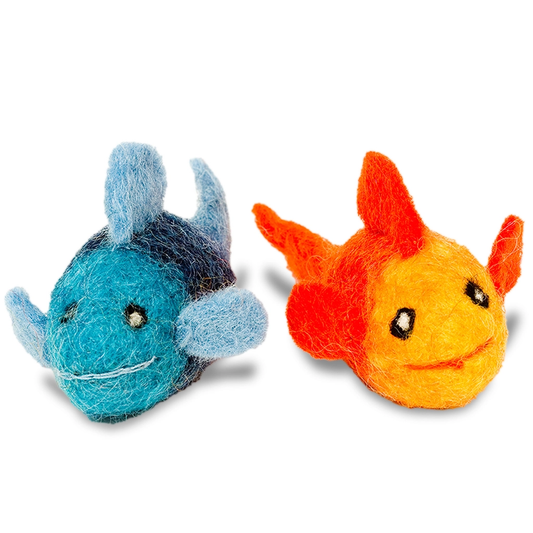 Wool Cat Toys Fish