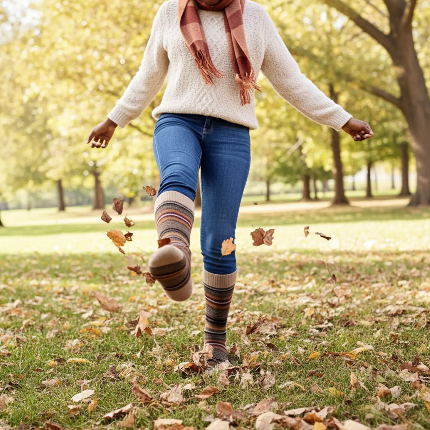 Alpaca Socks Stripe Tierra