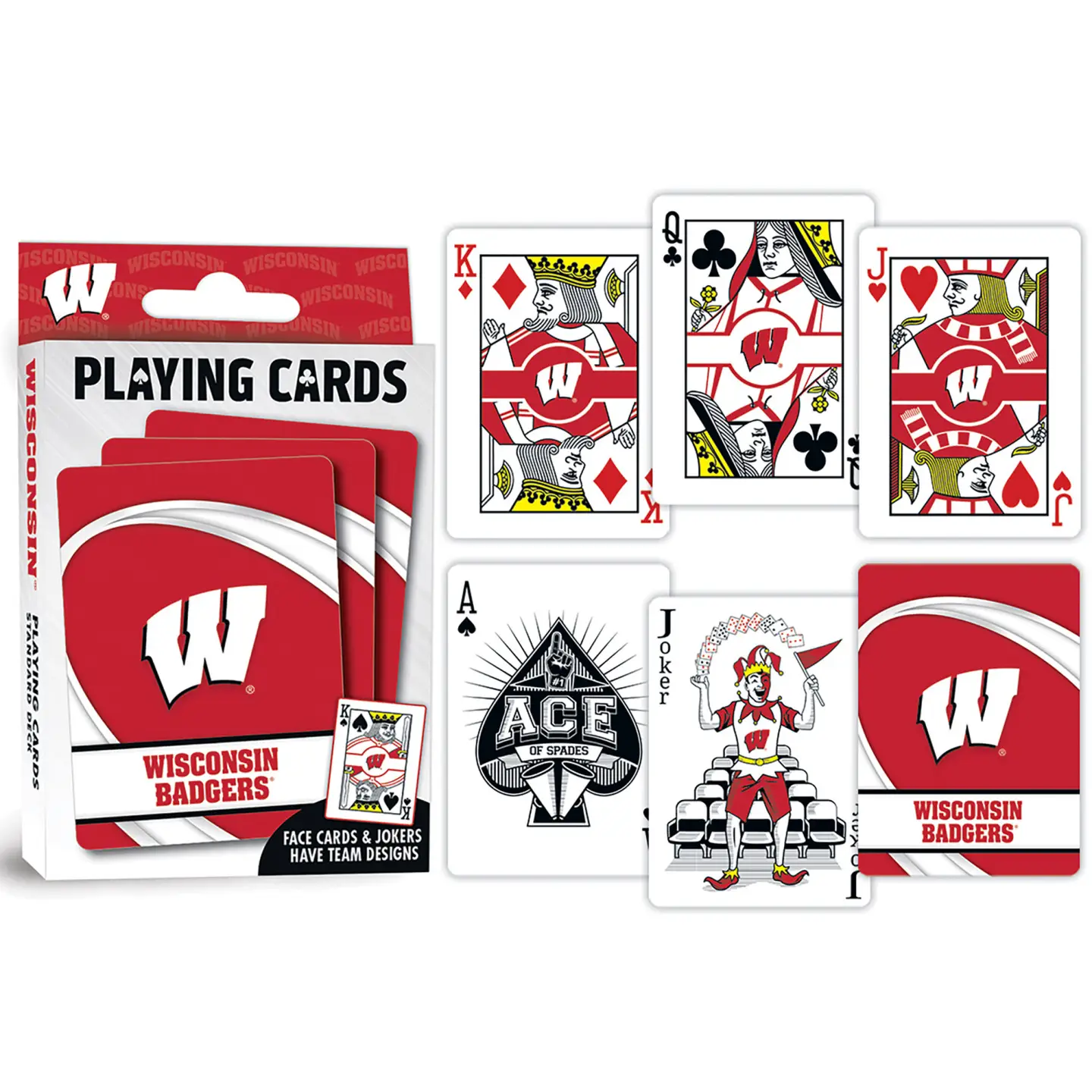 Wisconsin Badgers Playing Cards