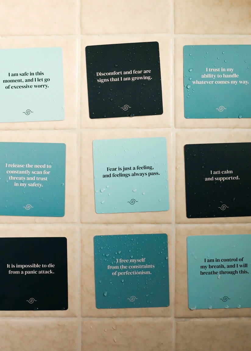 Shower Affirmation Cards