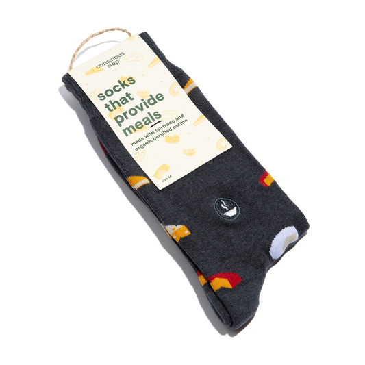 Socks That Provide Meals Cheese