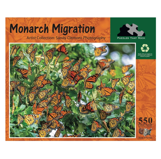 Monarch Migration Puzzle 550 piece