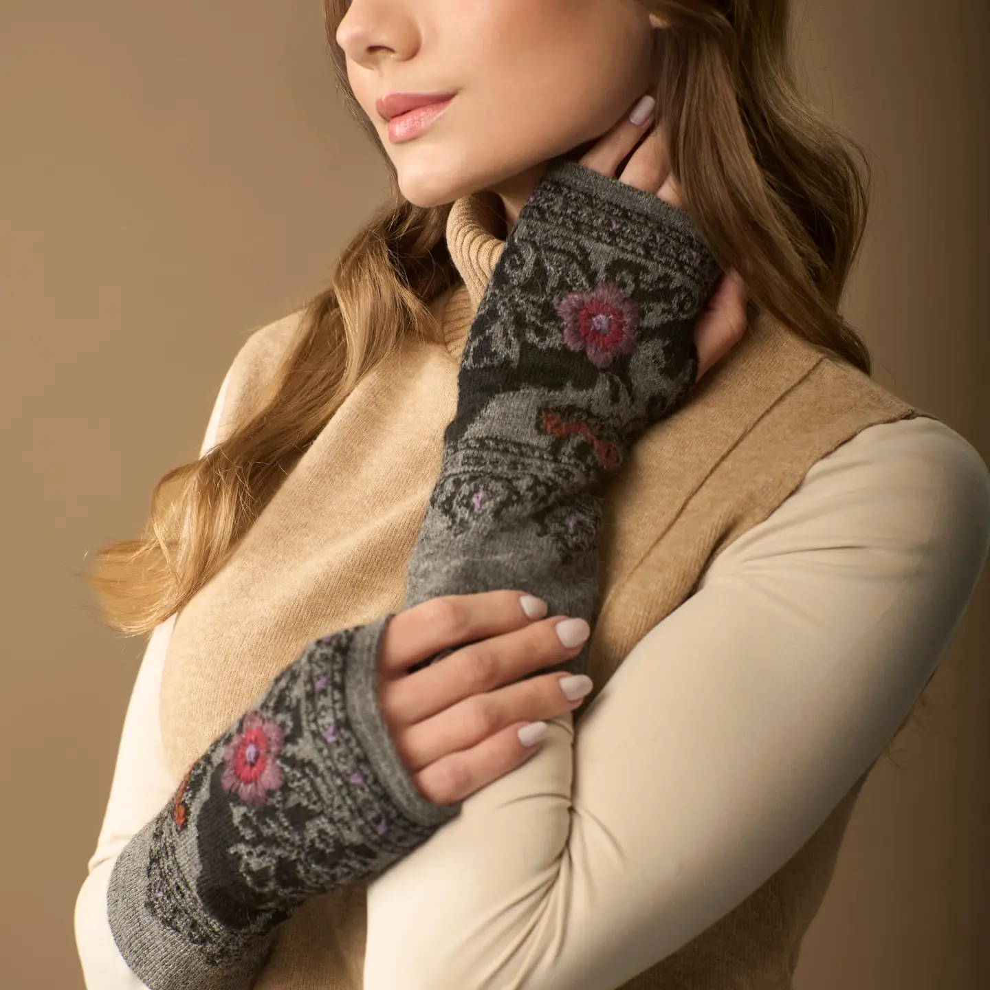 Isabela Alpaca Wrist Warmers