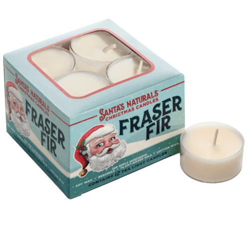 Santa's Fraser Fir Tea Light Candles