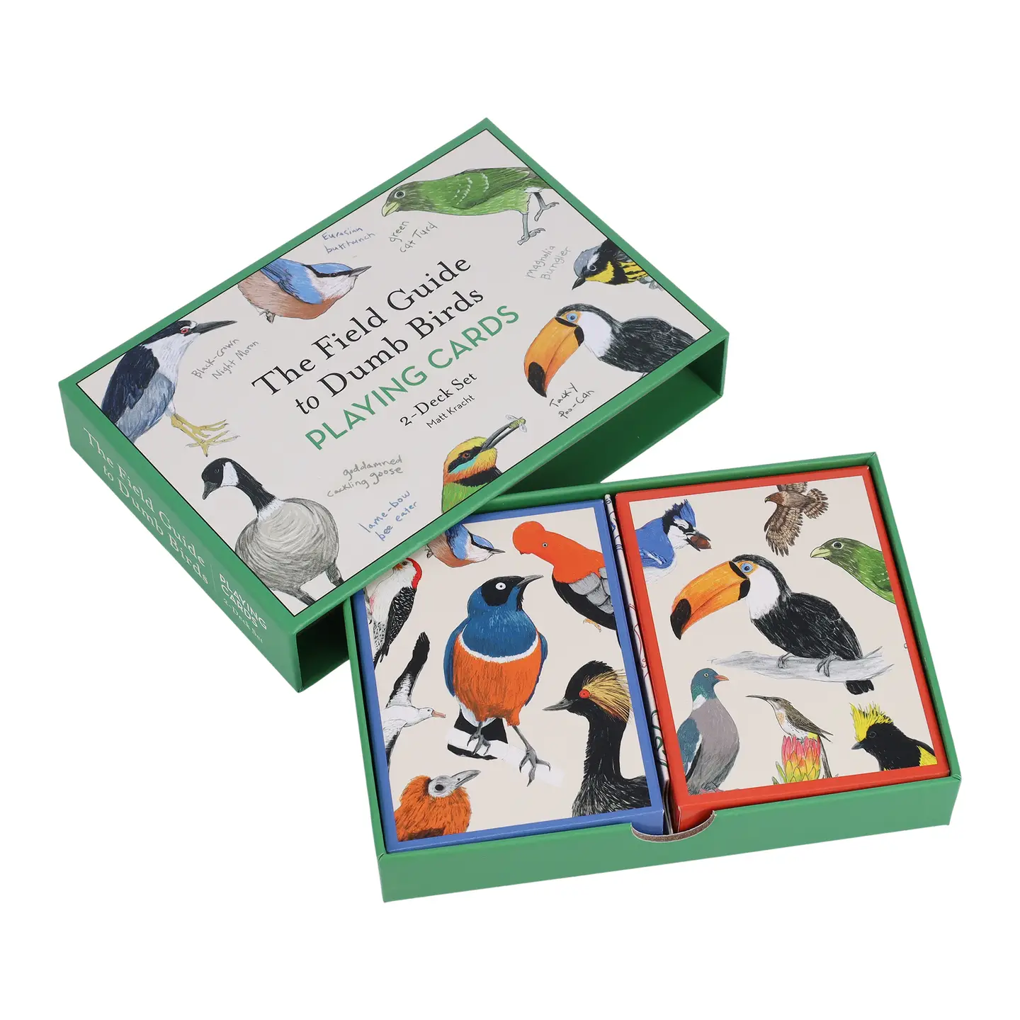 Field Guide To Dumb Birds Playing Cards