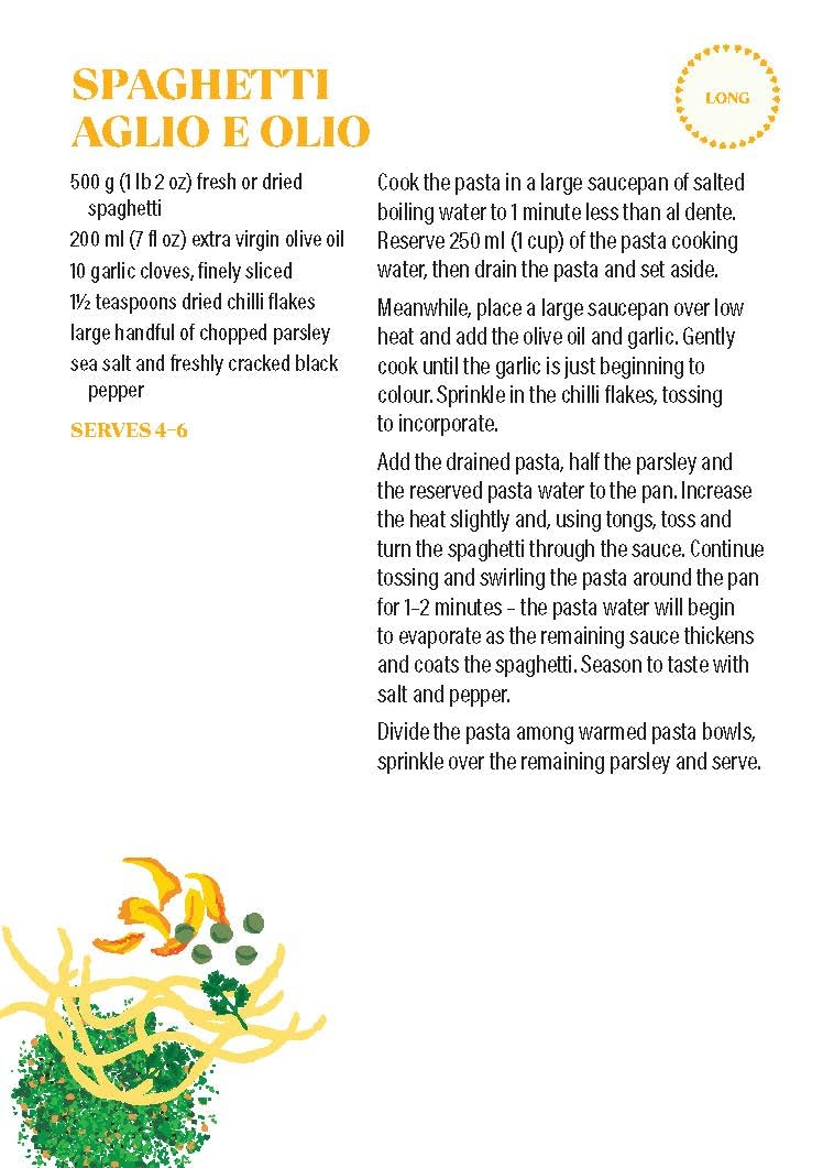 Pasta 101 Deck of Cards