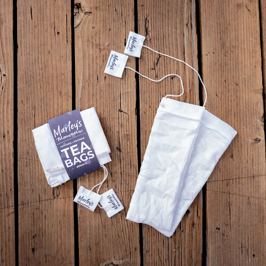 Organic Linen Reusable Sun Tea Bag 2pk