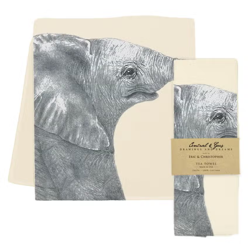 Newton Chapel Elephant Tea Towel