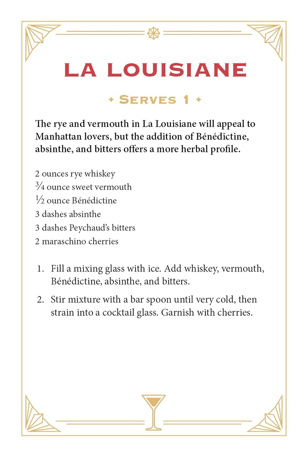 Whiskey Cocktail A-Z Cards