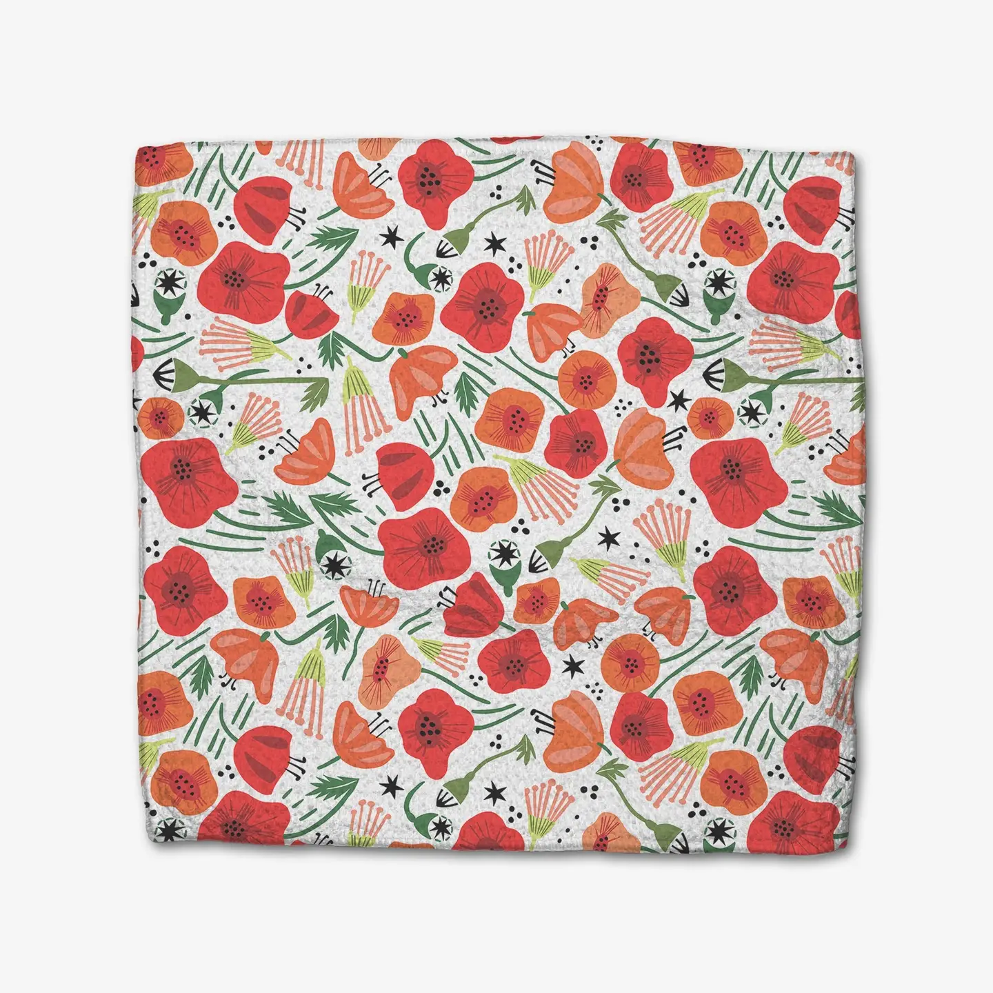 Geometry Dishcloth Pack: Poppy Power