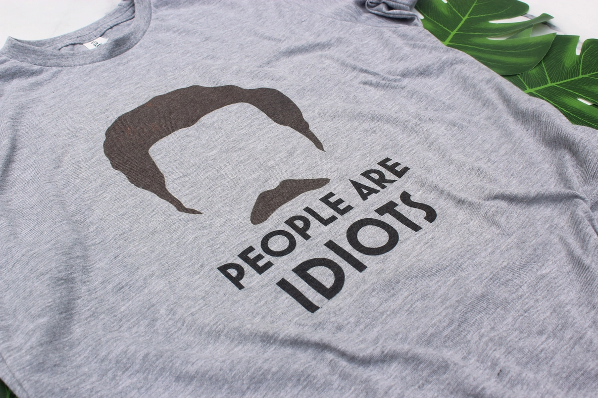 Ron Swanson People Are Idiots T-Shirt