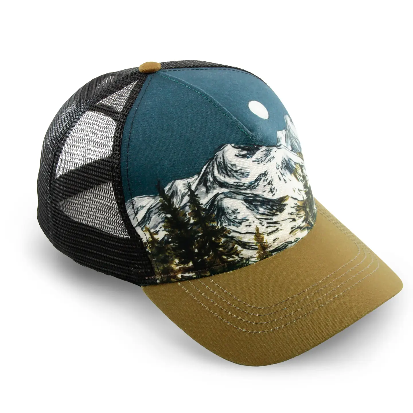 Moonlit Mountain Trucker Hat