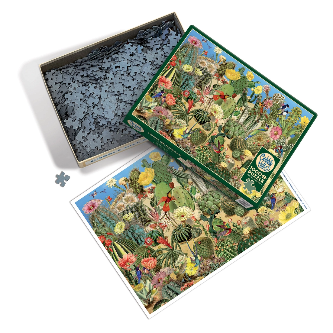 succulents puzzle 1000 Cactus Garaden Puzzle 1000pc – Weeds