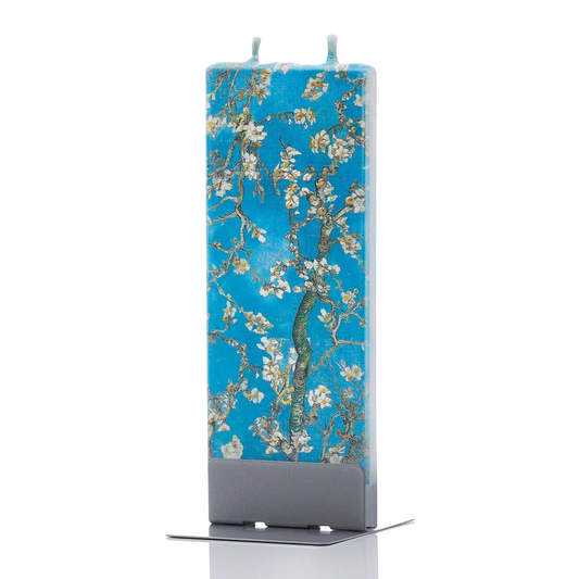 Flat Candle Van Gogh Almond Blossom