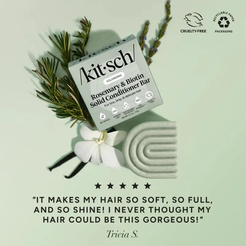 Solid Conditioner Bar: Rosemary & Biotin