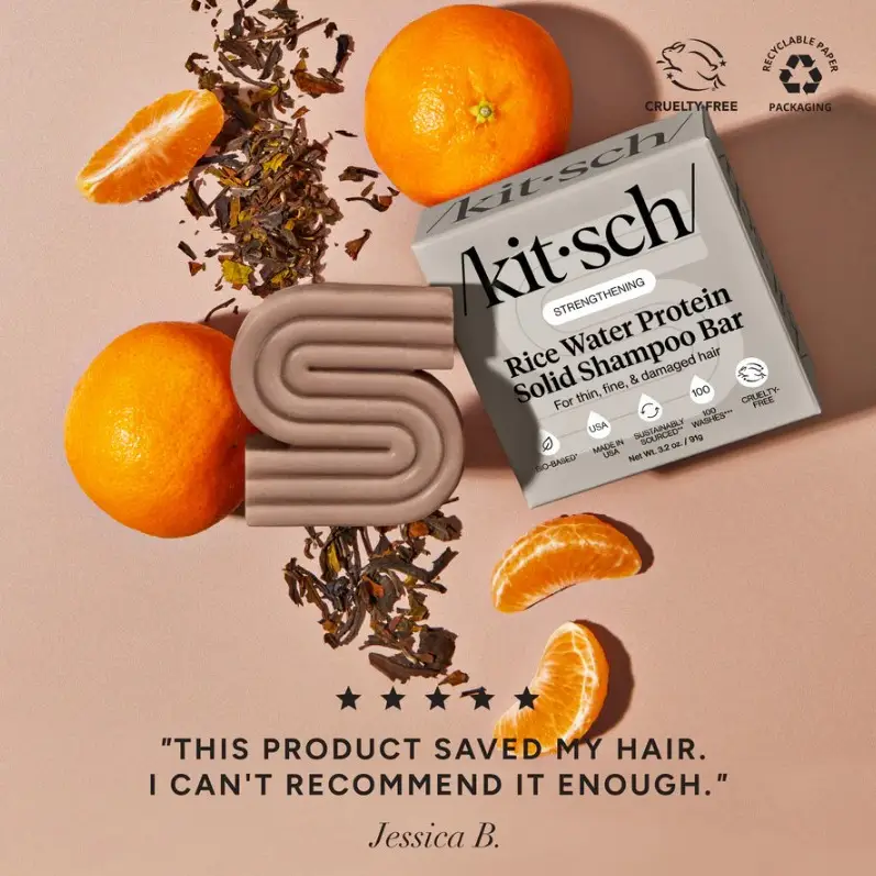 Solid Shampoo Bar: Rice Water