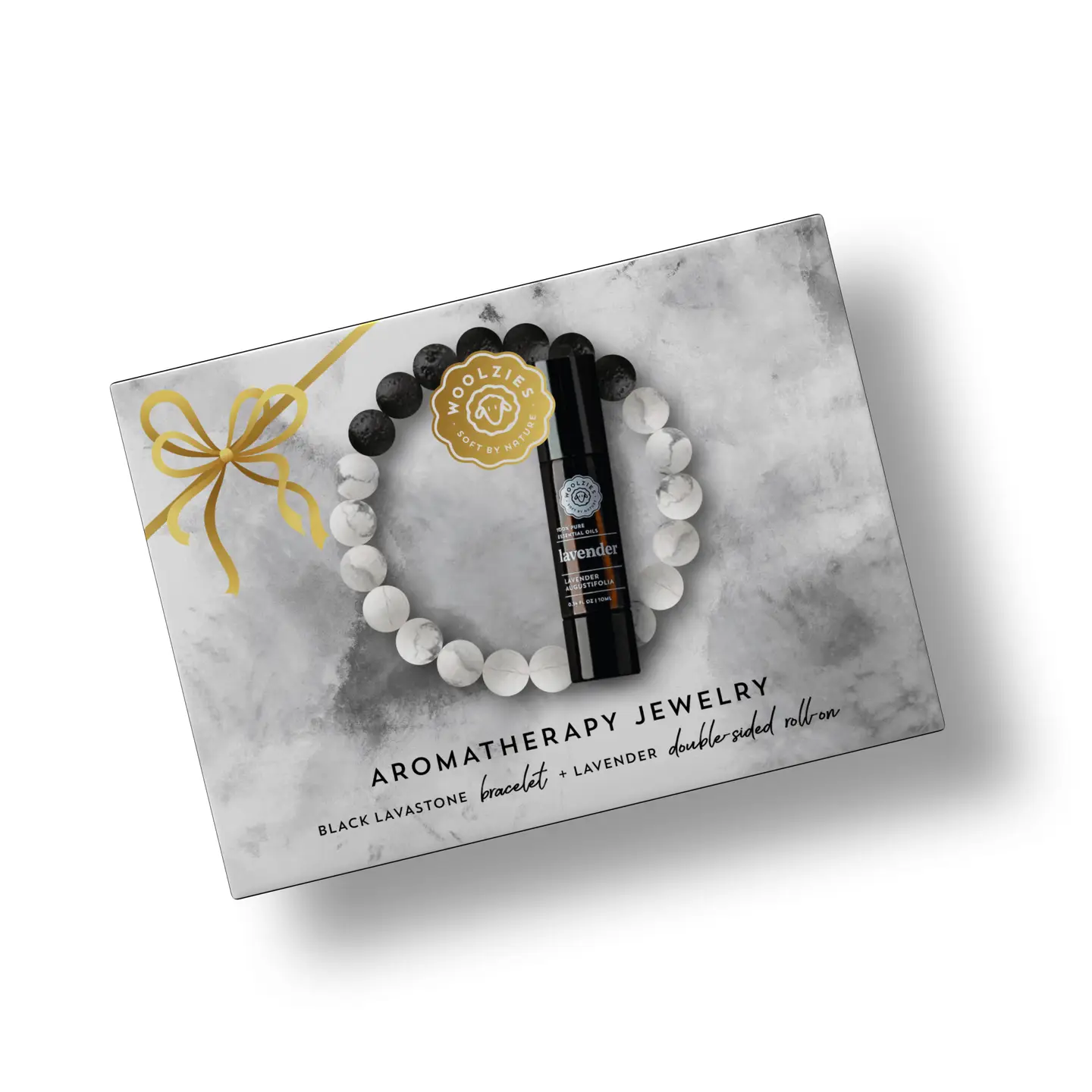 Black Lavastone Aromatherapy Jewelry Kit