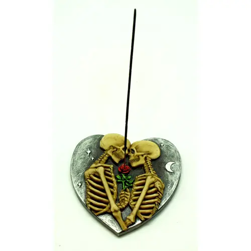 Skeleton Lovers Incense Burner